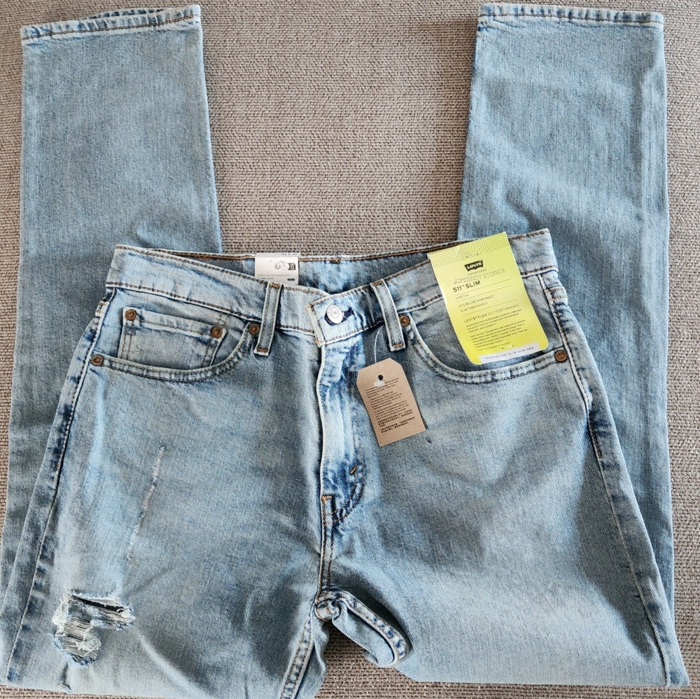 NWT LEVI'S® 511® SLIM FIT STRETCH ECO PERFORMANCE JEANS - Picture 3 of 5